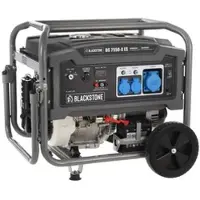 Blackstone BG 7550-X ES - Benzin-Stromerzeuger mit Rädern und AVR-Regelung 5.4 kW - Dauerleistung 5 kW - 230V