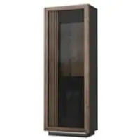 Hobby Hall Vitrine ¦ schwarz ¦ Maße (cm): B: 73 H: 197 T: 42.0