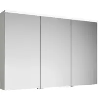 Burgbad Eqio Spiegelschrank mit horizontaler LED-Beleuchtung, 3 Türen, mittlerer Anschlag rechts, 1