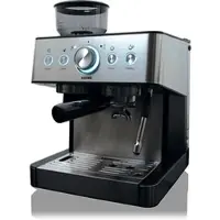 KOENIC KEM 21524 M Silberne Espressomaschine, 1650 W, 15 bar