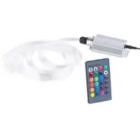 Lunartec Glasfaser-RGB-LED-Sternenhimmel mit Fernbedienung und 300 Lichtfasern