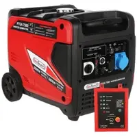 Geotech -Pro PTGA 7500 - Leiser Inverter-Stromerzeuger mit Rädern 5,8 kw - Dauerleistung 5,5 kw - 230V
