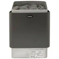 Helo CUP Saunaofen Graphite,kompakter Klassiker kleine&mittlere Saunen