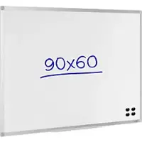 Viking Whiteboard Standard Stahl Magnetisch 900 mm x 600 mm