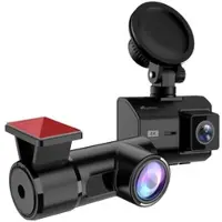 NavGear 4K-UHD-Dashcam mit 2K-Heckkamera, GPS, WDR, WLAN & App, Sony-Sensor