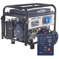 BullMach AMBRA 12000 E - Benzin-Stromerzeuger mit Rädern und AVR-Regelung - 8.5 kW - Dauerleistung 7.8 kW - 230V