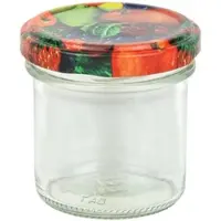 MamboCat 24er Set Sturzglas 167 ml To 66 Obst Dekor Deckel incl. Diamant Gelierzauber Rezeptheft