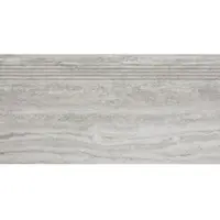 Rako Alba Treppenfliese grau 30x60 cm matt DCPSE733.1