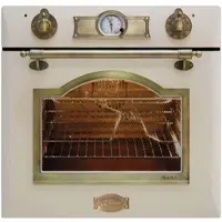 Kaiser EH 6355 ElfEm Einbau-Backofen – Retro Elektrobackofen, Autark, 60 cm, 67L, 8 Funktionen, Elfenbein