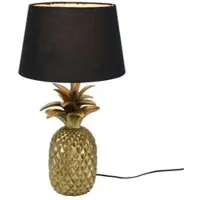Werner Tischleuchte Ananas gold/schwarz