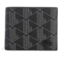 Lacoste The Blend Geschenkset - Geldbörse 3cc und Schlüsselring (monogram noir gris)