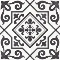 Peronda Ayala Bodenfliese black 45x45 cm matt AYALABK