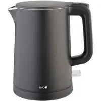 Eva wasserkocher edelstahl rostf schwarz 'ek9026' 0,8l 1200w