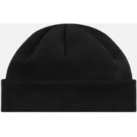 HANSEHELD Strickmütze Seebär Merino Dockermütze kurz flach - Schwarz