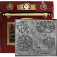 Kaiser Herd-set Elektro Backofen EH 6355 RotEm+KCT 6715 F Ära Glaskeramik Kochfeld 60 cm
