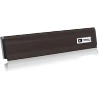 JU-Metallwarenfabrik JU Briefeinwurf Einwurfklappe Briefkastenklappe Einwurfblende 02-187, schwarzbraun, 365x78mm