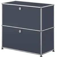 USM United Soft USM Haller Sideboard mit 2 Klapptüren Anthrazitgrau