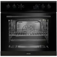 Oranier Elektro-Einbauherd XL-Backraum mit 69l, pureBLACK (Kombinierbar mit Kochfeld KFH110) EBH130