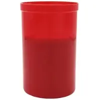 BIOKEMA Öko-Grabkerzen Rot ohne Deckel, , Brenndauer ca. 3 Tage, 100/63 mm, 20 St.