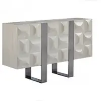KAWOLA SIDEBOARD MARGO Grau Holz, Metall
