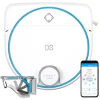Sichler Haushaltsgeräte HOBOT LEGEE D8 Multiroom-Wisch- und Saugroboter, WLAN, Lidar, 5.000 Pa