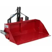 Geotech Heckschaufel für Traktor von 100 cm - mittlere Baureihe - Tragfähigkeit 300 Kg