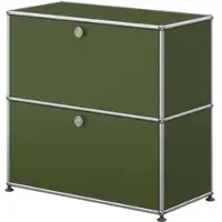 USM United Soft USM Haller Sideboard mit 2 Klapptüren Olivegrün