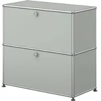 USM United Soft USM Haller Sideboard mit 2 Klapptüren Lichtgrau