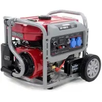 Geotech Pro GGP 4000 ES - Benzin-Stromerzeuger mit Rädern und AVR-Regelung 3.6 kW - Dauerleistung 3.2 kW - 230V
