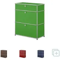 USM United Soft USM Haller Highboard mit zwei Klapptüren, zwei Zwischentablaren