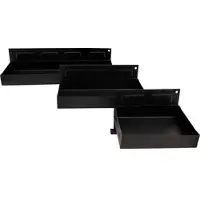 MC-POWER MCP-1533884 - Magnetische Ablage, 3-er Set, 150 / 210 /310 mm Breite