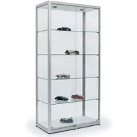 JTW-Vitrinen Glasvitrine für Modellautos 100 x 200 x 50 cm