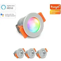Longlife LED Smartes MiBoxer LED Einbaustrahler Set 3W 12V IP66 - Lichtfarbe: RGB+2700K - Anz...