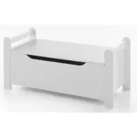 HC Home & Living Truhenbank, ca. 88 x 43 x 38 cm - Weiß