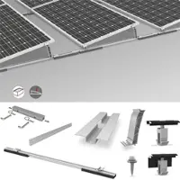 K2 Systems S-Dome Set für 6 Module auf Flachdach PV Unterkonstruktion