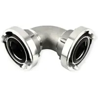 SchellenDirekt Rohrbogen 90° Alu mit Storzkupplungen in 2" 3" 4" / (Größe) 2"