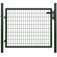 Tetzner & Jentzsch Metall Einzeltor B1250 x H1000 mm inkl. Pfosten + Beschlägen RAL7016 anthrazit