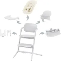 Cybex GOLD Bundle Treppenhochstuhl Lemo 2.0 5-in-1 Set, weiss