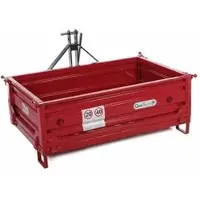 Geotech Heckcontainer für Traktor TRP 140 - kippbar - 3 abnehmbare Bordwände