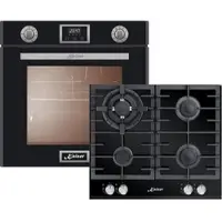 Kaiser Herdset EG 6374 Sp Gasbackofen + KCG 6380 Gaskochfeld 60 cm