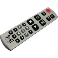 Seki DVD MIX - DVD, lernfähige Universalfernbedienung, silber-schwarz