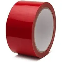 Sks Germany S•K•S 110 Sicherheitsklebeband Sigel rot 50mmx50m, hinterlässt mehrsprachigen Schriftzug „GEÖFFNET“