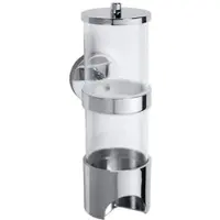 Bemeta Wattepadspender Omega Chrom Messing 146503172