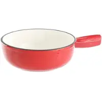 Rosenstein & Söhne Käsefondue-Topf aus Gusseisen, 24 cm