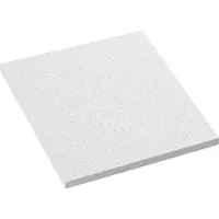 GGM Möbel 10er-Set Mineralfaserplatte | Weiß | 60x60cm | Rasterdeckenplatten