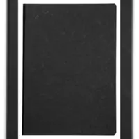 Clairefontaine 5x Notizbuch AgeBag A4 Leinen kariert 96 Blatt - Schwarz 791421C