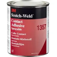 3M Scotch-Weld Lösemittelklebstoff auf Polychloroprenbasis 1357, Oliv, 1 l