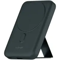 Revolt Magnetische Powerbank 10.000 mAh, für Qi & MagSafe, 20 W, Ständer