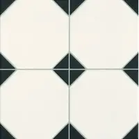 Realonda Octagon Bodenfliese black 33x33 cm matt OCTAGONBK