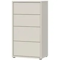 Möbel Kraft Kommode Bolognano , beige , Maße (cm): B: 54,8 H: 99,1 T: 34.9
